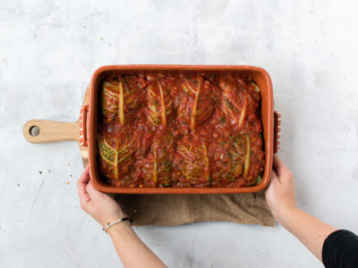 Easy, Gluten-Free, Low-Carb Stuffed Cabbage Rolls with Meat and Mushroom 2