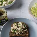 Mackerel pate served with bread