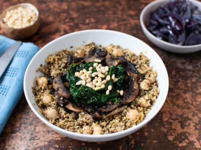 Chickpea Couscous With Black Truffle (Vegan, Gluten-Free)