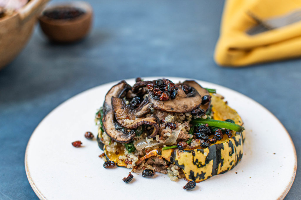 Moroccan Spiced  Quinoa and Lamb Bowl 1